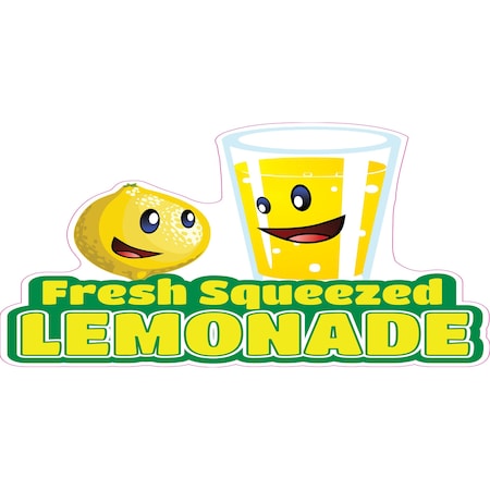 Signmission LEMONADE DECAL sticker stand fresh squeezed lemon supplies stand trailer, D-24 Lemonade D-24 Lemonade